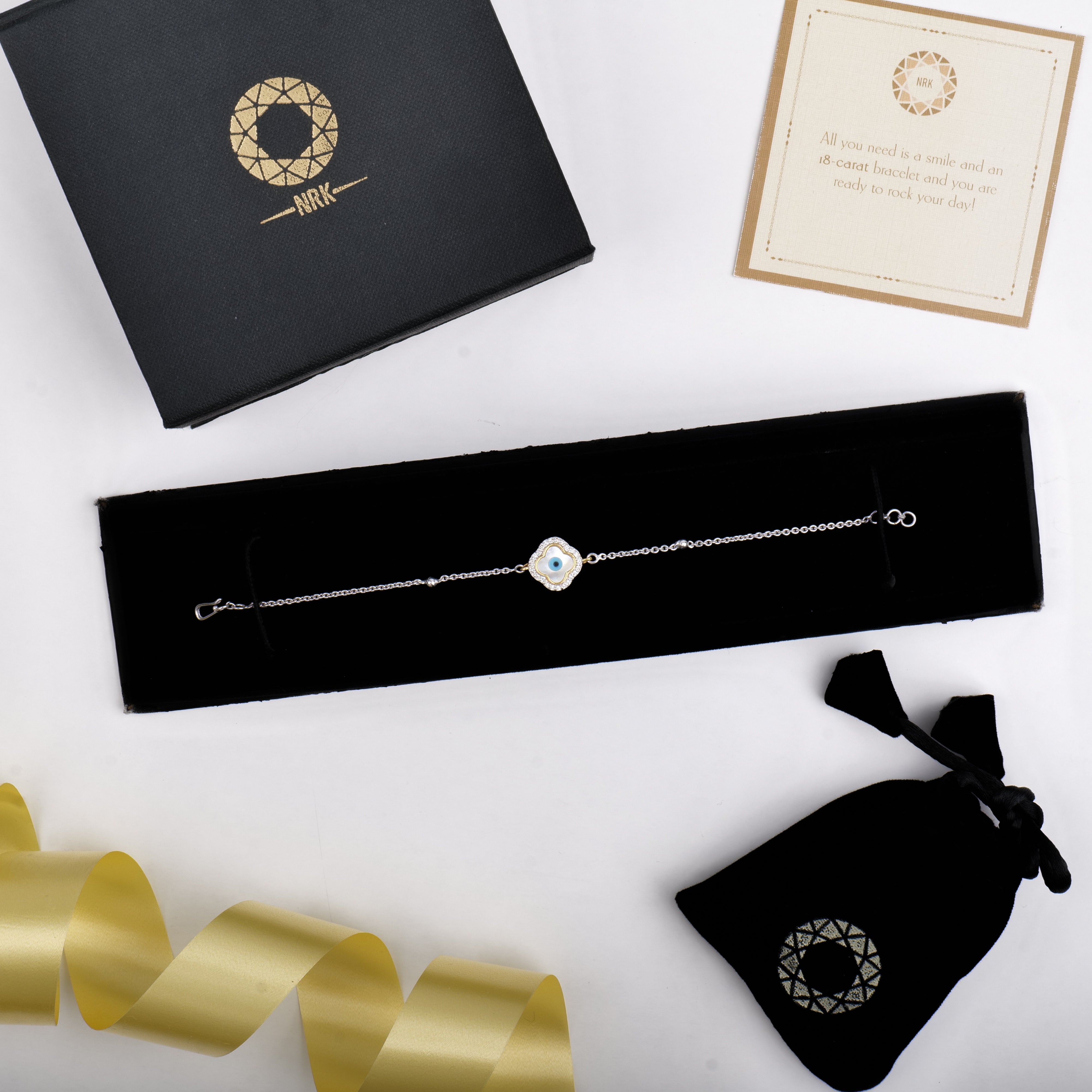 Bloom Like A Flower with Diamonds Bracelet (Mini)