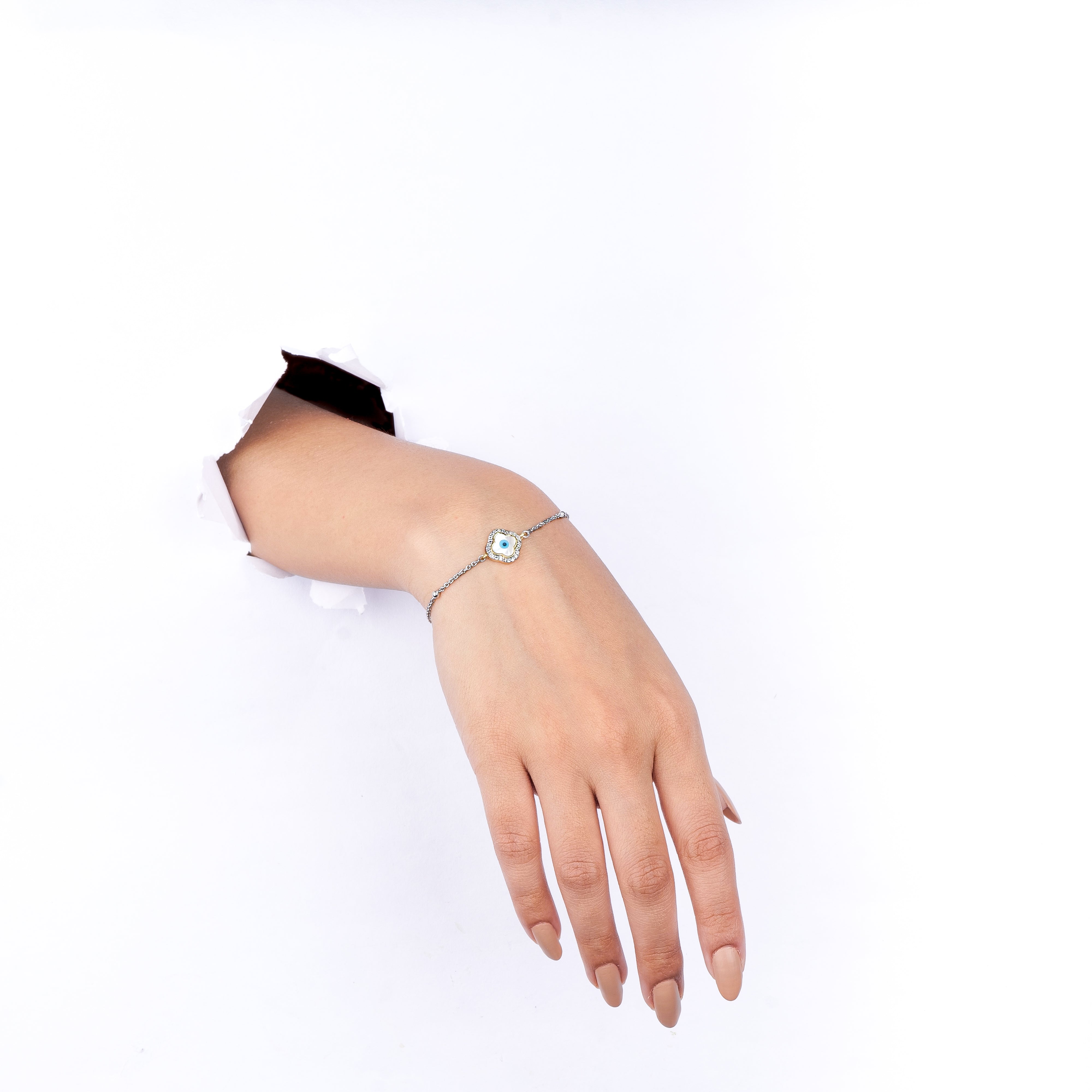 Bloom Like A Flower with Diamonds Bracelet (Mini)