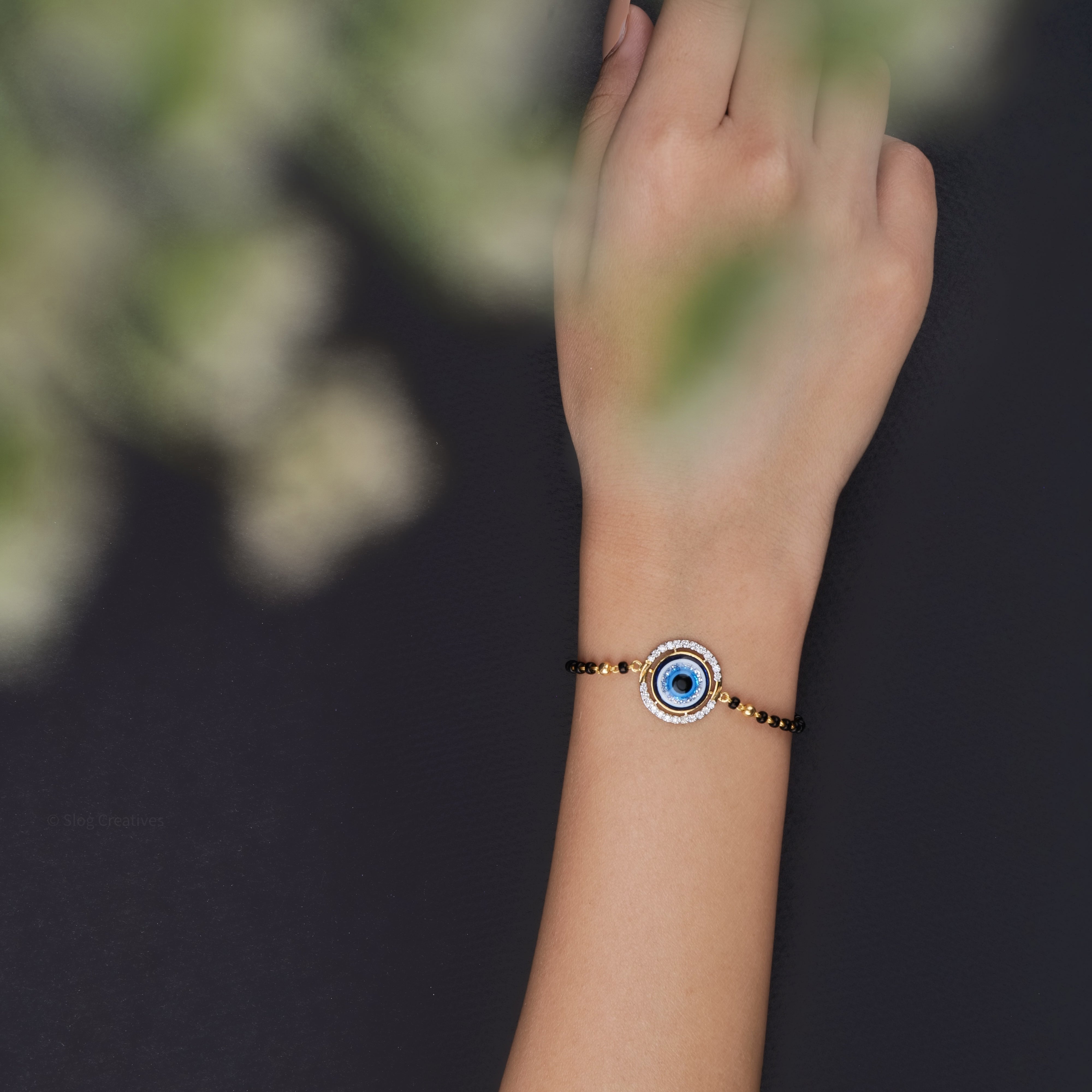 Turkish Evil Eye All Diamond Nazariya Bracelet