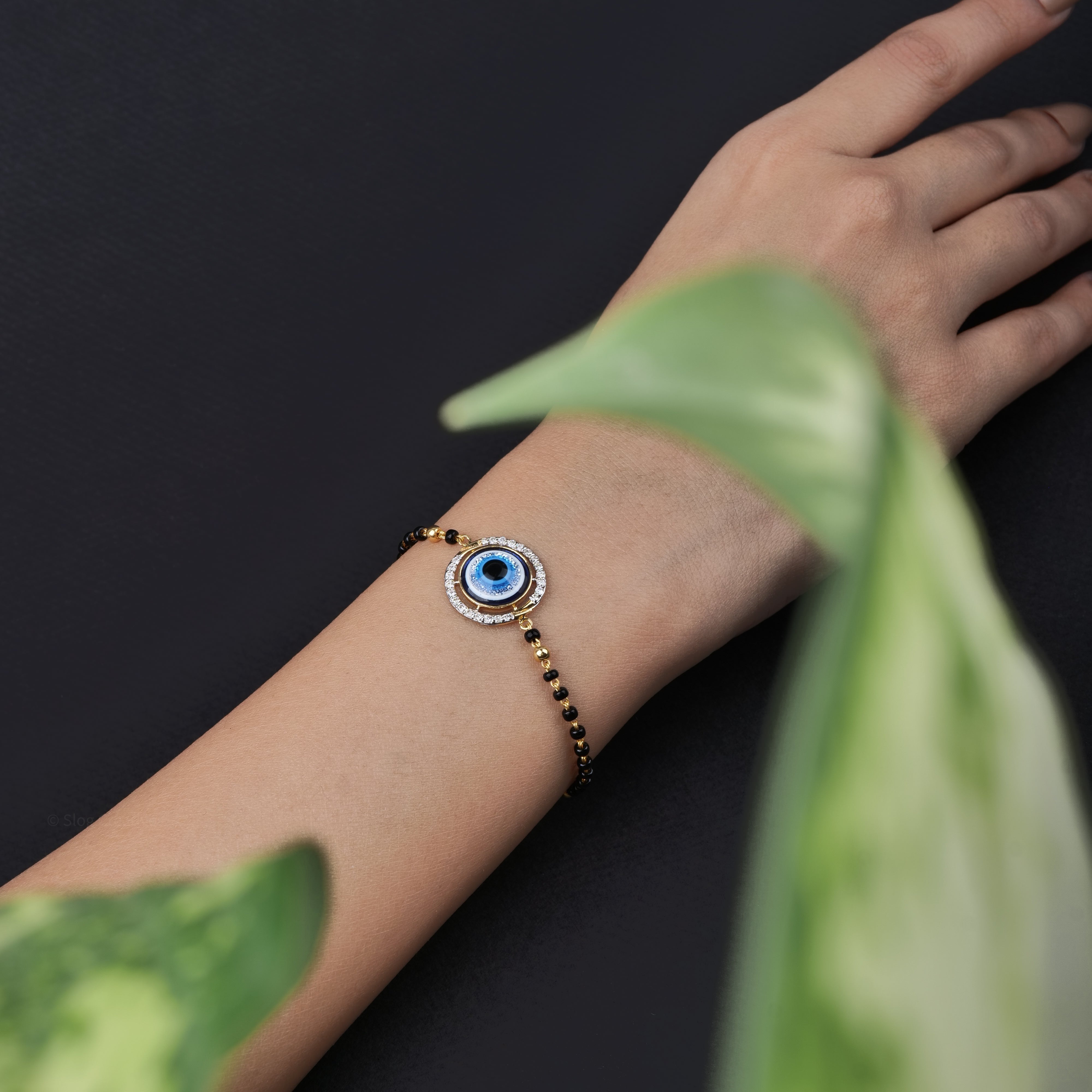 Turkish Evil Eye All Diamond Nazariya Bracelet