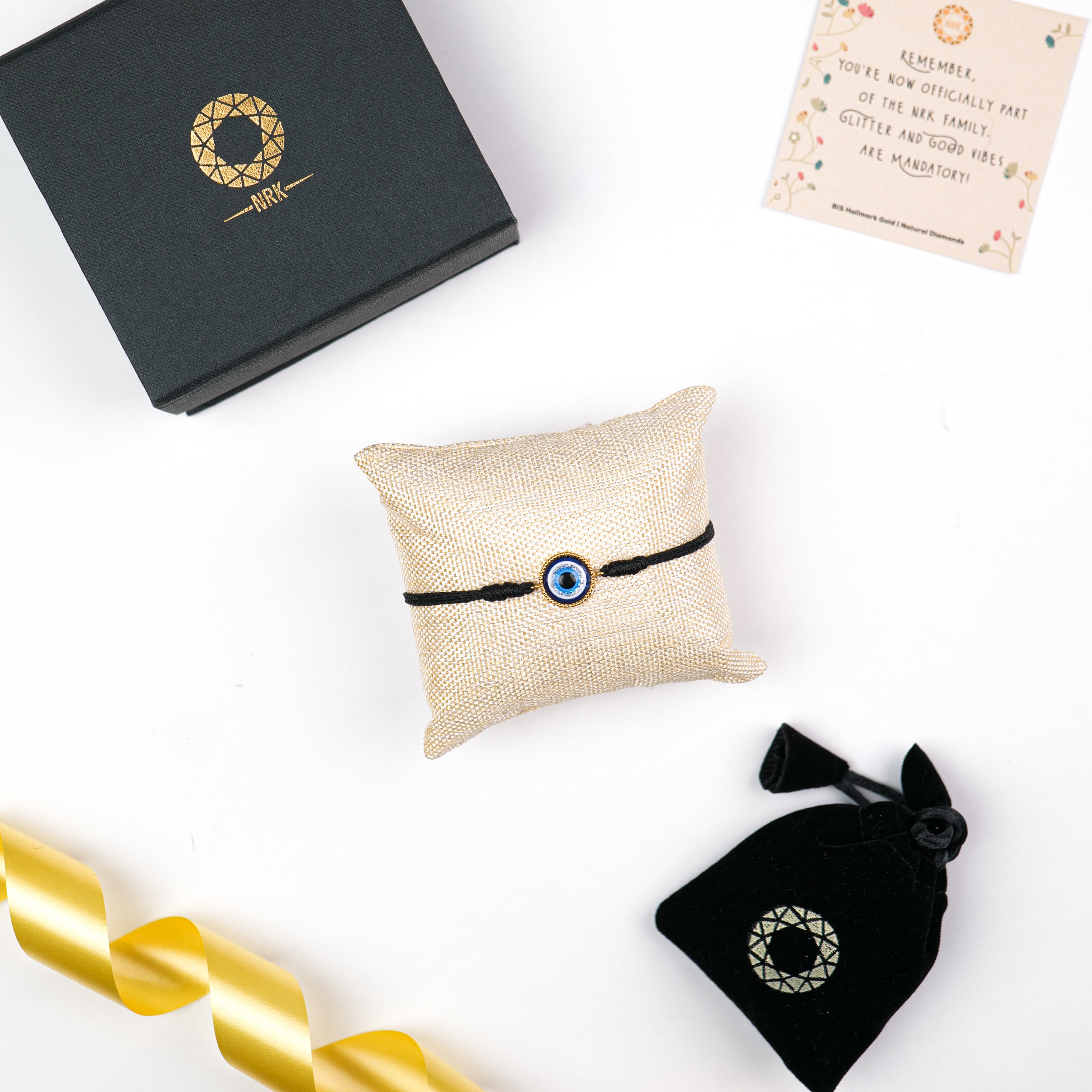 Evil Eye Black Sacred Thread